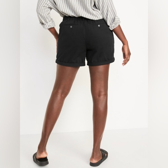 NWT! Black High-Waisted OGC Pull-On Chino Shorts -- 5-inch inseam - Size XL🩵 - Picture 5 of 7